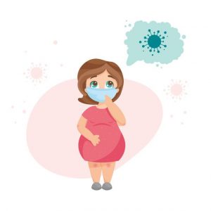 Omicron in Pregnancy - Cartoon